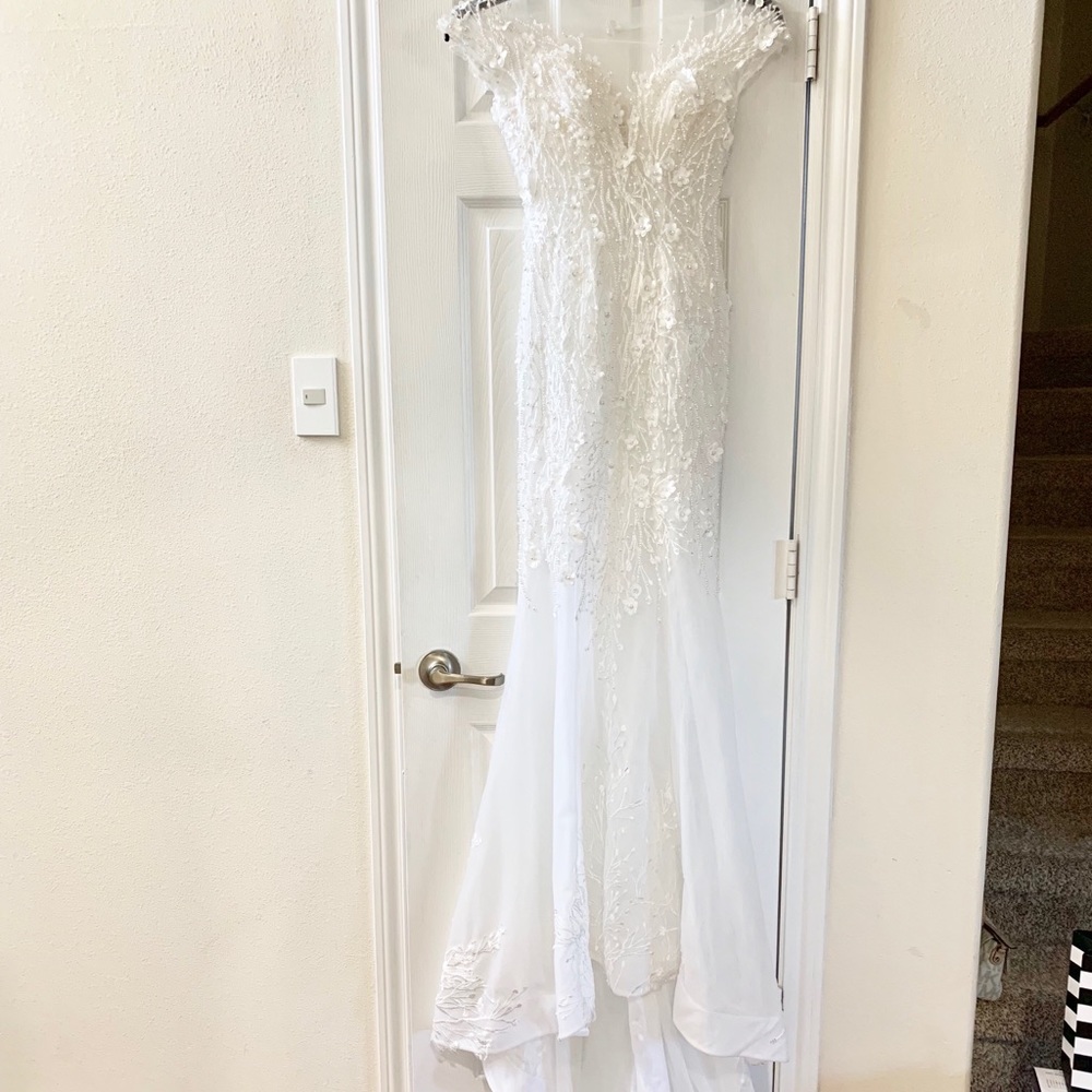 Mermaid wedding gown. SOLD